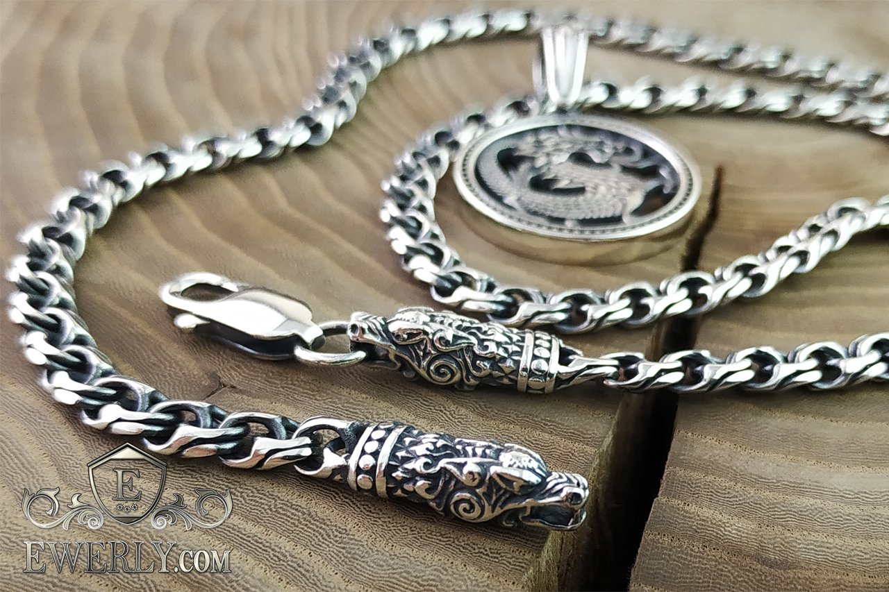 Silver chain for boy with price discount