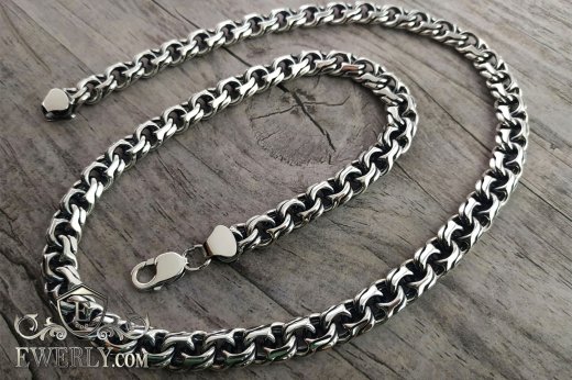 Chain "Moscow bismarck" of sterling silver to buy 111007PN
