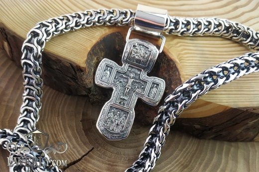 Kit : pendant of sterling silver and chain "Phantom (Ramses and Double stream)" to buy 151001DW